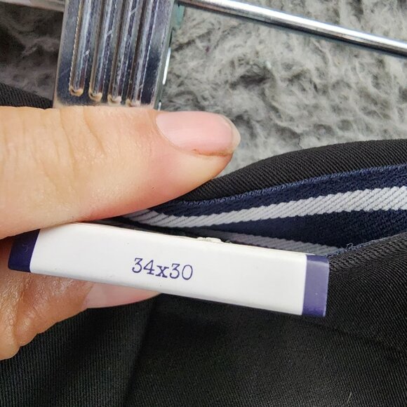 Construct Pants Mens 34x30 Black Stretch Mid Rise Dress *NWT* - Picture 11 of 15